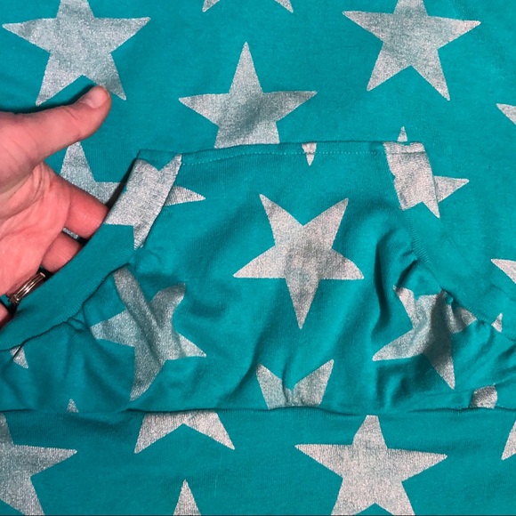 Lia Lee 3x juniors size graphic star print hoodie - Picture 3 of 6
